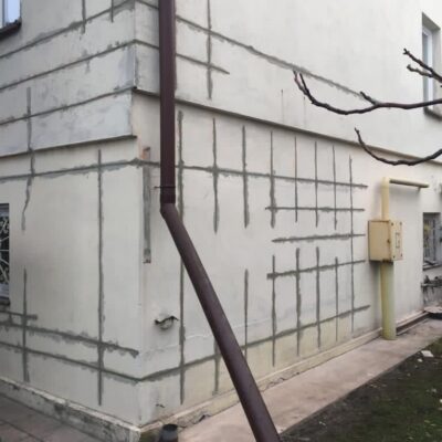 Domek jednorodzinny w Łodzi - naprawa pękniętych ścian